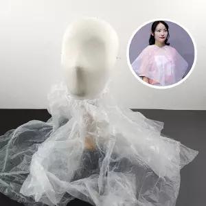 일회용 염색 비닐 커버 낱개 가정용 미용 헤어 파마 두피보호 위생 캡 오염 방지 이발 가운