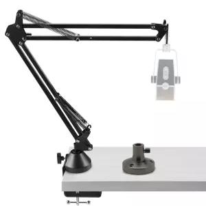 AKG Lyra 울트라 HD P120 P220 C214 마이크 붐 암 마운트 테이블탑 플랜지 어댑터 서스펜션 스탠드 책상
