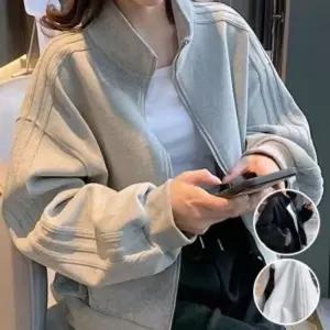 쇼트 루즈 트레이닝 집업 점퍼 핏업 숏업 복상의 복업