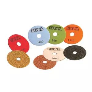 이화다이아몬드-다이아몬드 세라믹패드 4inx100 15mm (1EA)연마광택 작업 석재 공구