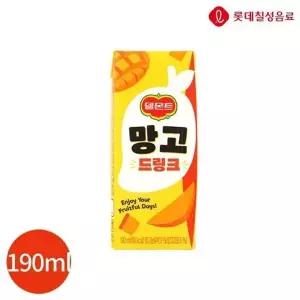 롯데 델몬트 망고 드링크 190ml x 32개 (49778211)