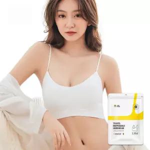 일회용 속옷 여행 출장용브라 브라탑 브라 여성 목욕가운 여행용 출장용