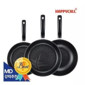해피콜 올 뉴 컴포트 다이아몬드 IH 인덕션 후라이팬 3종 A세트(24팬+28팬+28웍)