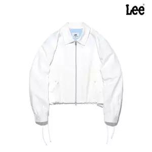 LEE 우먼 스트링 코튼 블루종 자켓 아이보리 LE2601JK61IV 1113075