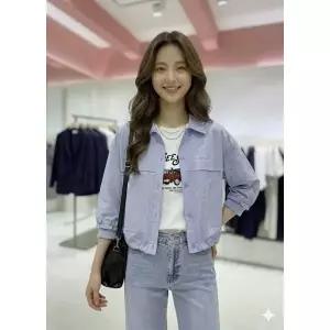 [롯데백화점]SOUP 홑겹  크롭 바람막이점퍼  SC5UJ90A1