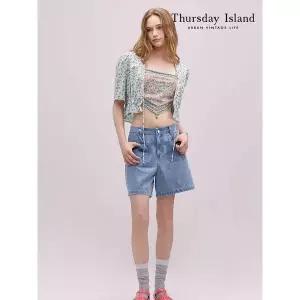 써스데이아일랜드 Thursday Island 플라워 볼레로 블라우스 T244MBL248W 1391829