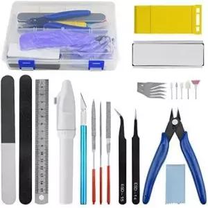 XINGYHENG 24PCS 모델러 기본 도구 공예 세트 건담 모형 키트 조립 자동차 건물 수리 및 DIY