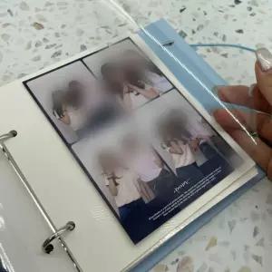인생사진 네컷 접착식 포토북 앨범 블루 식앨범 사진첩 포토 정리