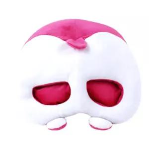 강아지 핑크 엉덩이모양 USB 발열쿠션 발난로 보온용품 디자인로 극세사로 USB로 사무실로