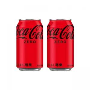 매장정품 COCA-COLA 코카콜라 제로 350ml CAN (24입)+BTS 뷔 부채 증정
