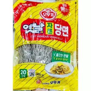 당면 (자른 오뚜기 500g) 자른 찰당면 고구마 잘려있는 자른것 고급 맛있는 가정용 쫄깃한 옛날 옛날자른