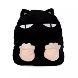 고양이 블랙 USB 발열쿠션 발난로 손난로 보언 보온용품 디자인로 USB로 사무실로
