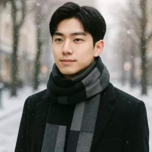 엠제이 체크 머플러 CB-3넥워머 목도리 겨울 방한