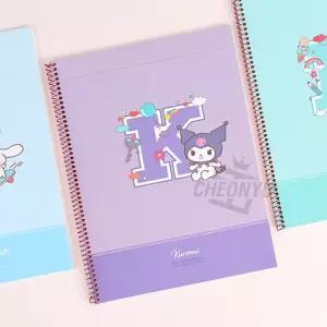산리오 월드 원링노트 10개 1세트학생 다이어리 카카오 일기 스프링 캐릭터