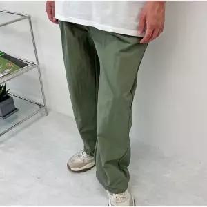 남자 크런치 와이드팬츠 긴바지 바스락 아노락 통냉감 쿨팬츠 여름코디룩 출근 데일리 남친 데이트 캠퍼스