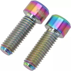 크랭크 암 핀치 클램프 볼트 M6x18mm 티타늄 합금 시마노 ULTEGRA HollowTech 자전거(레인보우)용