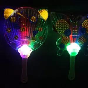 뚝딱 LED 투명 여름 부채 꾸미기 응원봉 만들기 단체 10인용 유아 어린이집 교구 재료
