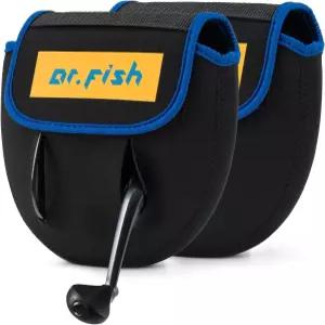 Dr.Fish 스피닝 피싱 릴 커버 1000-6000 대응 핸들 슬롯이 달린 네오프렌 가방 보관 케이스 파우치