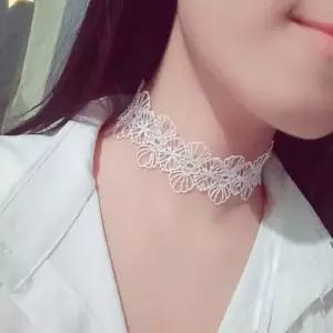 오너클랜 플라워 레이스 초커 목걸이 SL-1004052 초커 목줄 비즈목걸이 깃털목걸이 이어커프 실목걸이