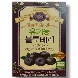 [하프클럽/기타]홀베리 통째로 갈아만든 블루베리 20g x 14포 플라보노이드