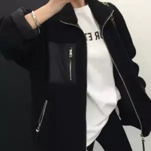 친절한탄씨 양털 점퍼 리버시블 여성 자켓 오버핏 데일리 아우터 여성점퍼 리버시블점퍼 가죽점퍼