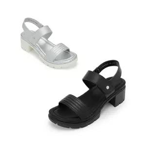 무크 정상가 139000원 여화 일리아 소가죽 청키 블록힐 샌들 2colors1380205