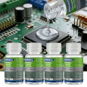 PCB 콘포멀 코팅 투명 방수 절연 바니시 속건성 전자 회로 기판 보호 페인트 + 브러시