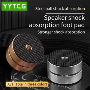 4Pcs  오디오 파일 충격 댐핑 패드 HIFI 스탠드 피트 스피커 안정화 CD 알루미늄 절연 발