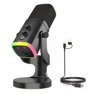 스트리밍 및 게임용 XLR/USB 다이나믹 마이크 유튜브 노래 에 이상적인 PC