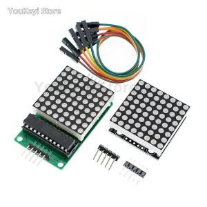 MAX7219 8x8 도트 매트릭스 모듈 적색광 마이크로 컨트롤러 디스플레이 Arduino 5V 용 MCU LED 제어