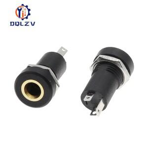 1/3/5PCS 3.5MM 오디오 잭 소켓 스테레오 3 극 솔더 패널 마운트 너트 커넥터 헤드폰 암 PJ-392A