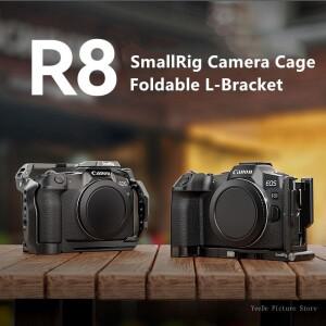 SmallRig 카메라 케이지 접이식 L-브래킷 캐논 EOS R50 R8 4211 용 블로깅 삼각대 키트