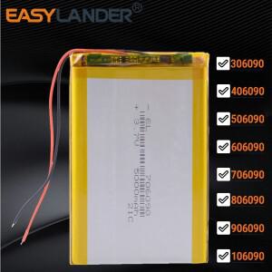 3.7V 706090 태블릿 PC용 5000mAh 충전식 리튬 이온 폴리머 배터리