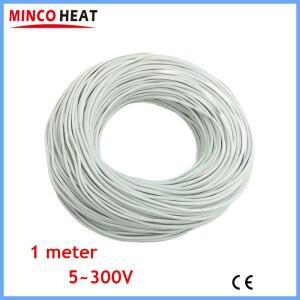 1미터 220V 5 ~ 48V 12V 가열 요소 전기 파이프 DIY 패드 겨울에 트럭 시트 히터 와이어