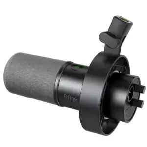 FIFINE USB XLR 다이나믹 마이크 쇼크 마운트 터치 음소거 폰 잭 볼륨 컨트롤 PC 또는 사운드 카드 용K688