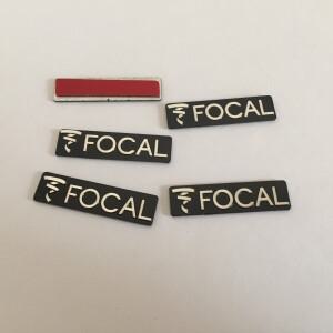 2pcs 10pcs 초점 자동차 하이파이 스피커 오디오 배지 스테레오 엠블럼 스티커 데칼 스타일링 액세서리