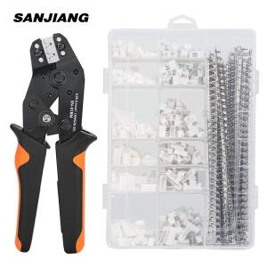 SN-01BM 마이크로 커넥터 래칫 압착 도구 키트 Jst PH2.0/XH2.54 터미널 와이어 크림퍼 플라이어 세트 미니