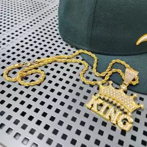힙합 KING 큐빅 목걸이
