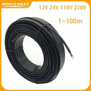 Minco 열 자체 조절 전기 히터 케이블 수도관 부동액 서리 보호/지붕 눈 용해 12V 24V 110V 220V