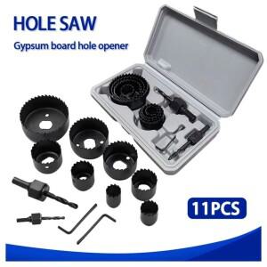 19-64mm 홀쏘 세트 석고보드 목재 PVC 플라스틱 밀도보드 금속 목공용 툴