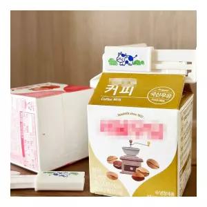 우유팩 주스팩 밀봉클립 홀더 편리사용 마개 신선보관 2p 냉장고정리 집게