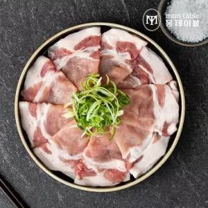 맛있는家 몽테이블 1+ 한돈 대패식 돈차돌 500g 외