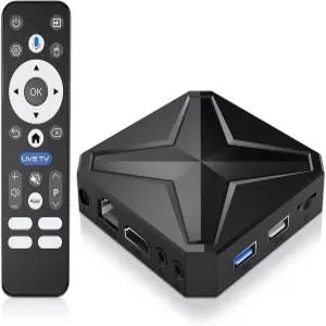 안드로이드 TV 박스 2026 14 4K 8K WiFi 6 2.4G/5.8G 듀얼 밴드 100M 이더넷 2GB RK3518 쿼드코어 CPU