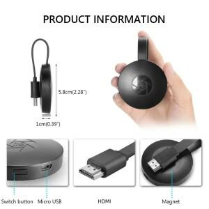 1080P G2 미라스크린 디스플레이용 애니캐스트 와이파이 HDMI 호환 휴대용 동글 TV 안드로이드 미러