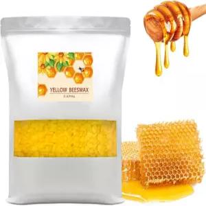 밀랍 펠릿 2LB 노란 캔들 만들기 바디·스킨 케어 DIY 립밤 및 비누 100