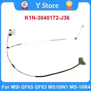 Y스토어 40핀 K1N-3040172-J36 K1N-3040207-H39 LCD 케이블 LVDS 와이어 스크린 라인 MSI GF65 MS16W1 MS-1
