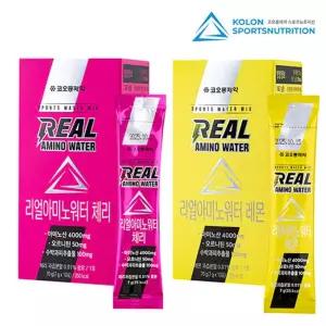 [코오롱제약] 리얼 아미노워터 7g x 10포 레몬맛/체리맛 선택