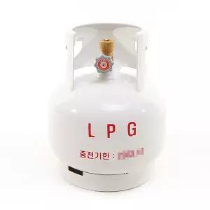 스틸 3kg LPG 가스통 가스미충전