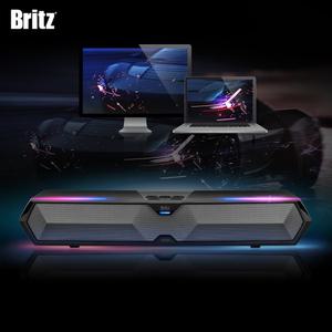 브리츠 BR-T9 블루투스 게이밍 사운드바 RGB 스피커