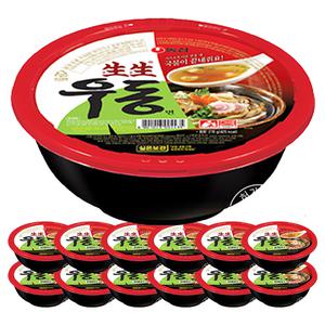 (빠르미쇼핑) 농심 생생우동 276g 12개 큰컵 컵라면 1박스 라면 간식창고